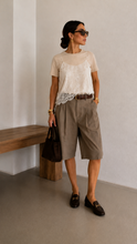 Load image into Gallery viewer, ANNE LACE LAYER TEE