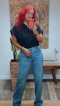 Load image into Gallery viewer, Sheer Two Pockets Blouse