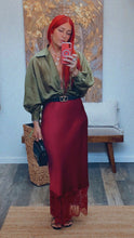 Load image into Gallery viewer, CLARISSE SEE TROUGH KNOT BLOUSE

