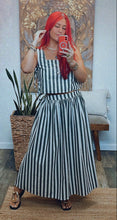 Load image into Gallery viewer, MARCIE STRIPED MAXI SKIRT SET
