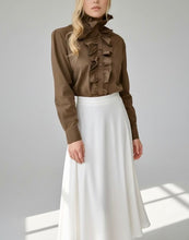 Load image into Gallery viewer, CHANTAL RUFFLE BLOUSE
