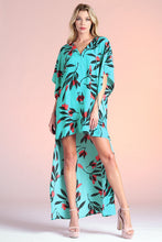 Load image into Gallery viewer, HAVANA FERN HIGH LOW CAFTAN DRESS
