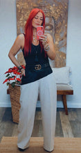 Load image into Gallery viewer, FANNY RIBBED V NECK TOP
