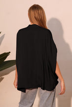 Load image into Gallery viewer, WASHED POLY SILK SURPLICE CAFTAN TOP
