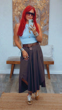 Load image into Gallery viewer, KAYA ASYMMETRIC MIDI SKIRT
