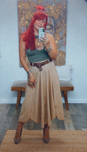 Load image into Gallery viewer, KAYA ASYMMETRIC MIDI SKIRT
