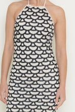 Load image into Gallery viewer, RESORT COLOR BLOCK CROCHET MINI DRESS
