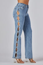 Load image into Gallery viewer, ZORINA PEARL DENIM PANT
