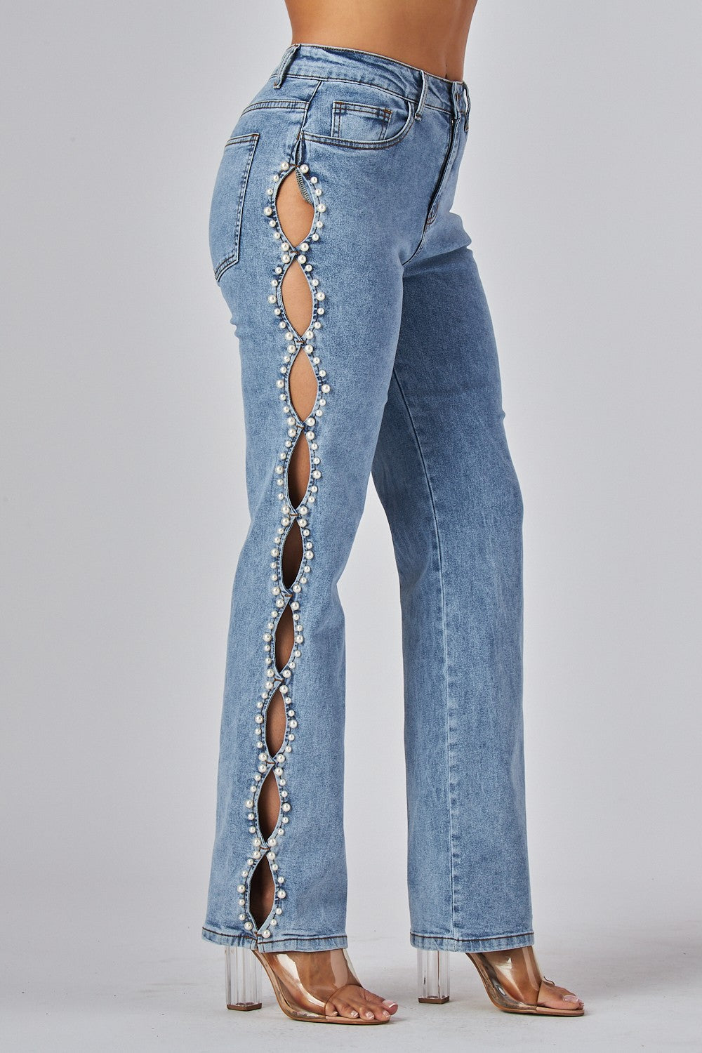 ZORINA PEARL DENIM PANT