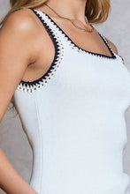 Load image into Gallery viewer, INDIRA CROCHET SWEATER TANK TOP
