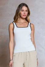 Load image into Gallery viewer, INDIRA CROCHET SWEATER TANK TOP
