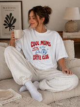Load image into Gallery viewer, COOL MOM'S COFFEE CLUB OVERSIZED TSHIRT
