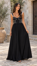 Load image into Gallery viewer, ADELA RIC RAC MIDI DRESS
