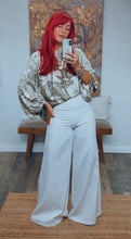 Load image into Gallery viewer, JUNGLE SATIN BLOUSE
