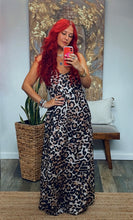 Load image into Gallery viewer, SAVAGE ANIMAL PRINT MAXI DRESS
