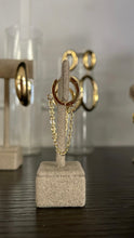 Load image into Gallery viewer, CHAIN HUGGIE EARRINGS
