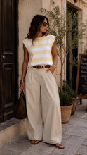 Load image into Gallery viewer, ADIRE STRIPED TOP
