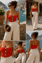Load image into Gallery viewer, GOLDEN DETAIL BODYSUIT
