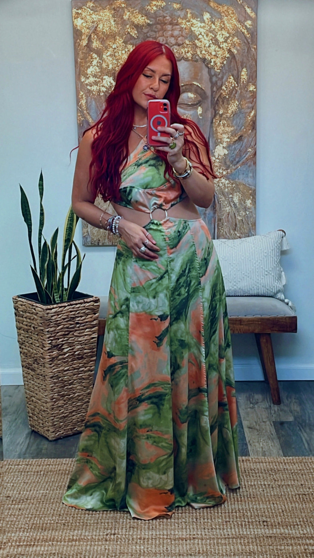 SUNSET BEACH RING MAXI DRESS