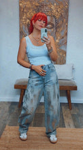 Load image into Gallery viewer, KAI BARREL JEAN WITH METALLIC DETAILS

