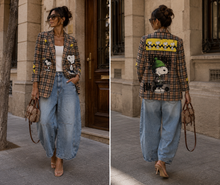 Load image into Gallery viewer, SNOOPY PLAID BLAZER

