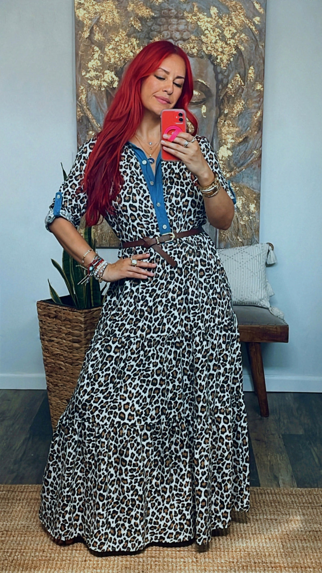 MALI ANIMAL PRINT MAXI DRESS