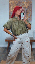 Load image into Gallery viewer, BOMBAI BUTTON DOWN BLOUSE
