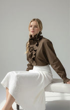 Load image into Gallery viewer, CHANTAL RUFFLE BLOUSE
