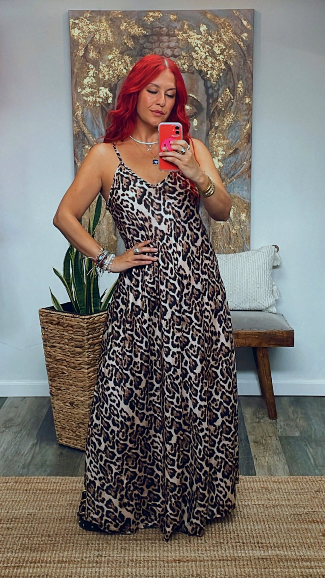 SAVAGE ANIMAL PRINT MAXI DRESS