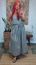 Load image into Gallery viewer, MARCIE STRIPED MAXI SKIRT SET
