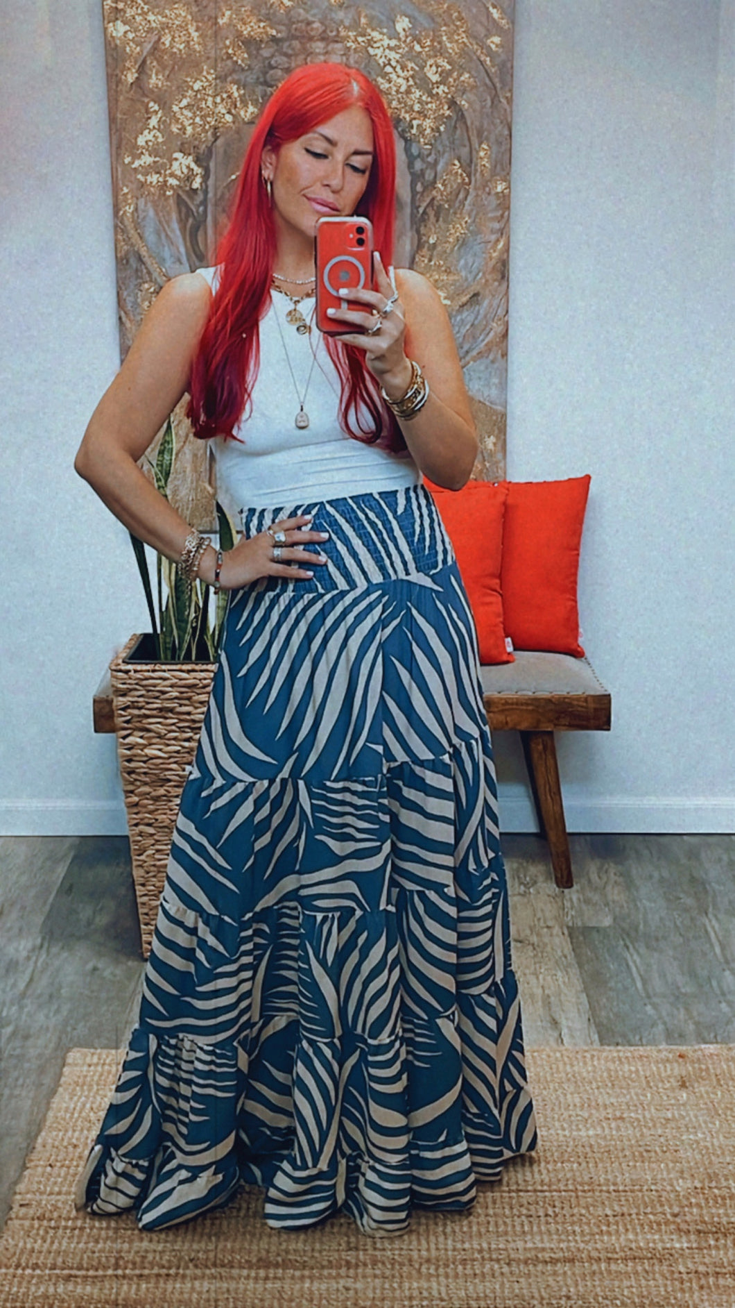 ONE SIZE JUNGLE MAXI SKIRT