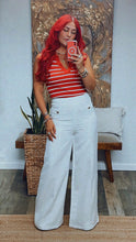 Load image into Gallery viewer, THEO ICONIC PLEAT WIDE LEG PANT
