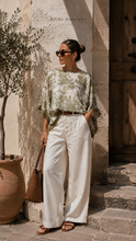 Load image into Gallery viewer, JUNGLE SATIN BLOUSE
