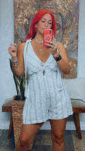 Load image into Gallery viewer, ANNALISA TIE SHOULDER ROMPER
