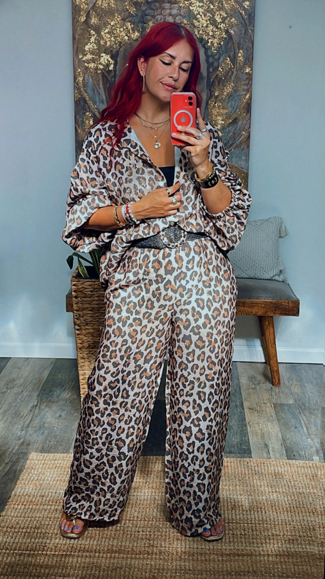 CHAD ANIMAL PRINT BLOUSE