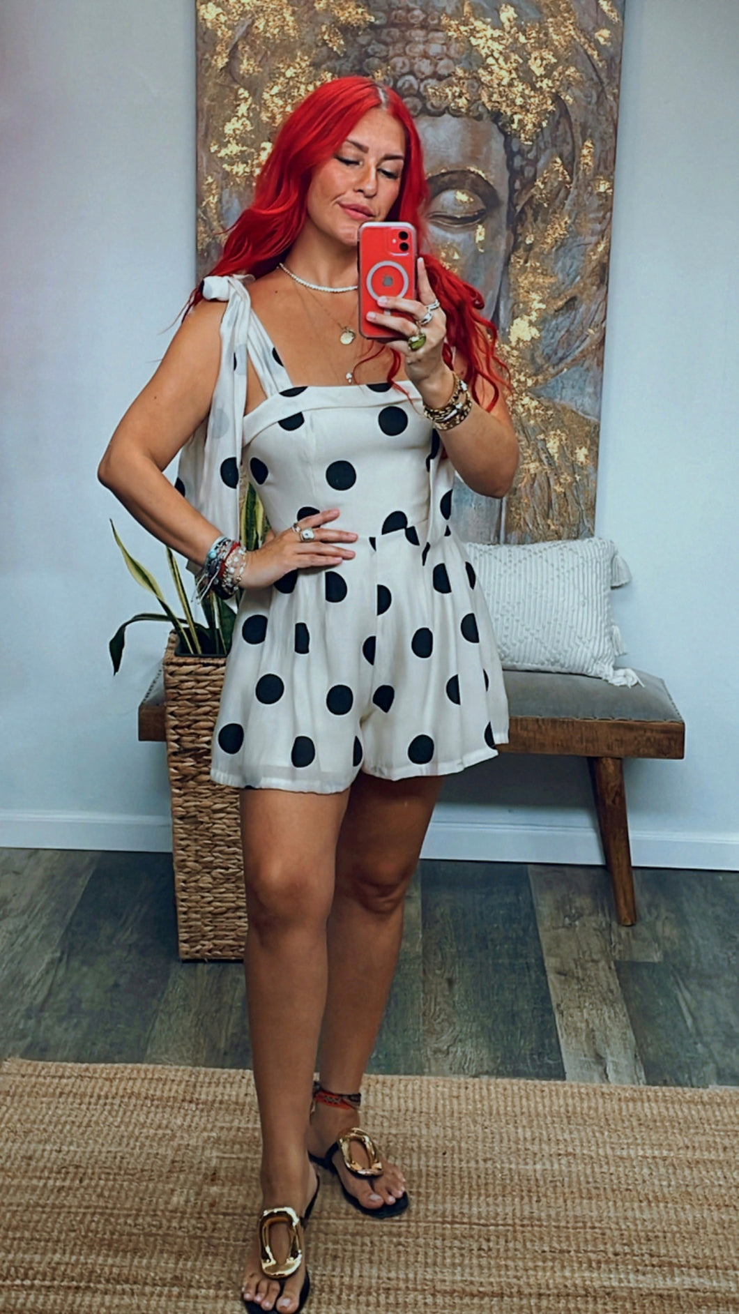 POLKA DOT ROMPER