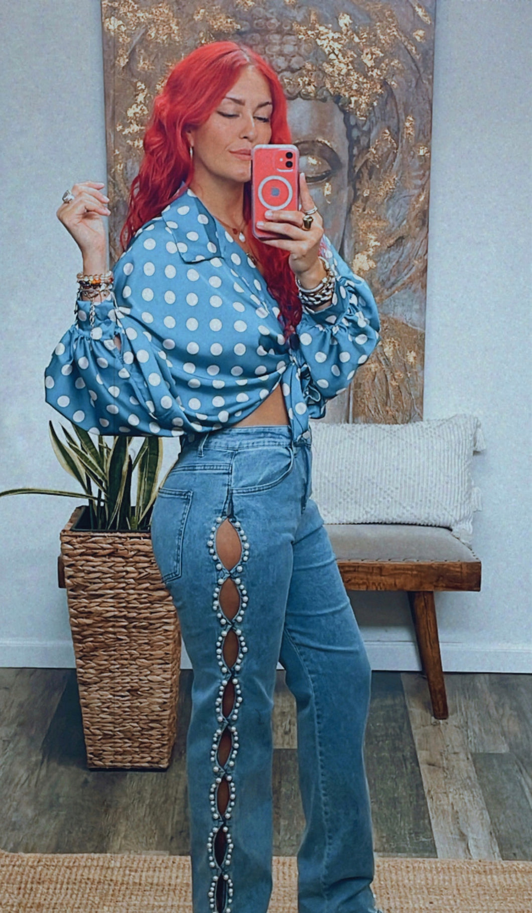 ZORINA PEARL DENIM PANT