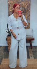 Load image into Gallery viewer, THEO ICONIC PLEAT WIDE LEG PANT
