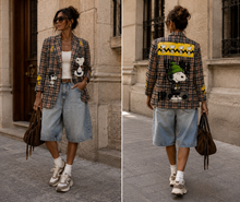Load image into Gallery viewer, SNOOPY PLAID BLAZER
