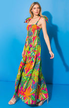 Load image into Gallery viewer, EMILIA SHOULDER TIE MAXI DRESS
