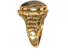 Load image into Gallery viewer, SMALL SIRSAK LEAF BIRDS OF PARADISE RING
