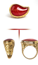 Load image into Gallery viewer, SIRSAK SMALL PAISLEY BUTTERFLY RING
