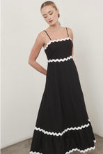 Load image into Gallery viewer, VERA WAVE TRIM MAXI DRESS
