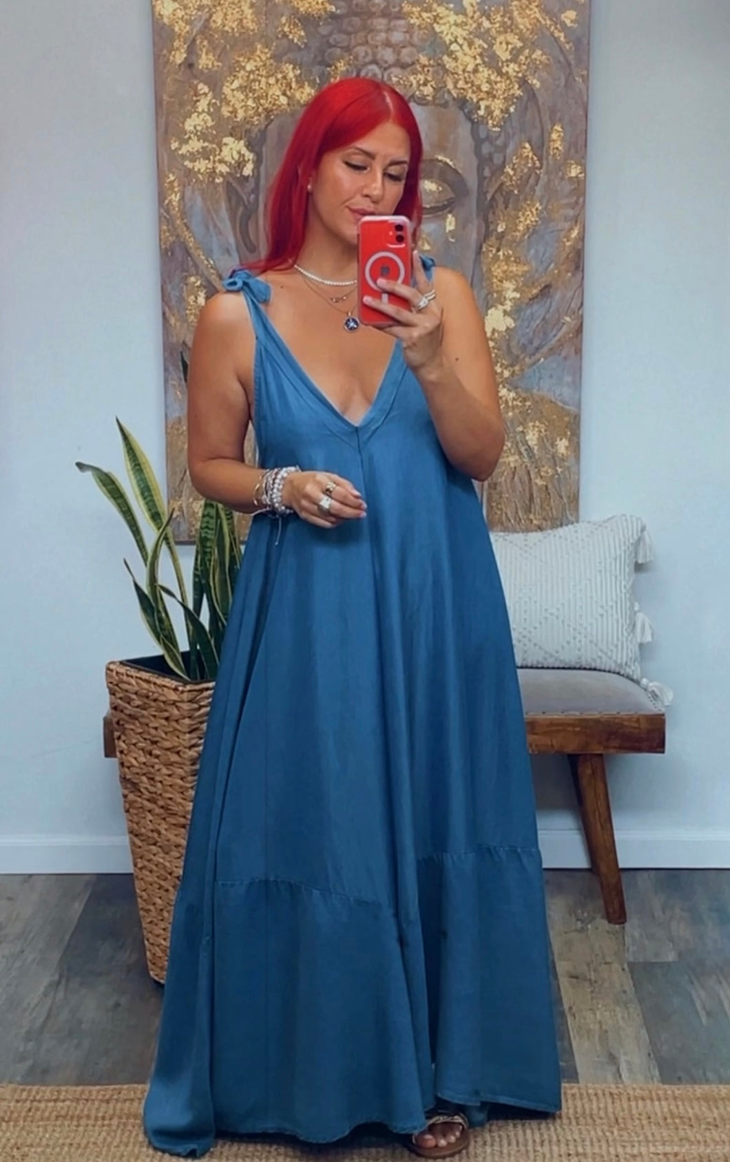 CHRISTIE TENCEL MAXI DRESS