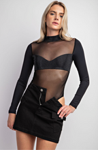 Load image into Gallery viewer, ELLIE SHEER MESH BODYSUIT
