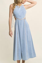 Load image into Gallery viewer, GAEL SIDE CUT MIDI DRESS
