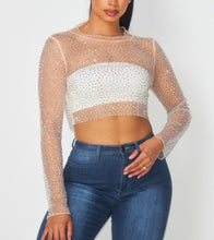 Load image into Gallery viewer, NADIA STUD MESH TOP
