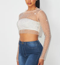 Load image into Gallery viewer, NADIA STUD MESH TOP
