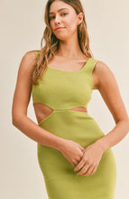 Load image into Gallery viewer, BODYCON KNIT CUT OUT DRESS
