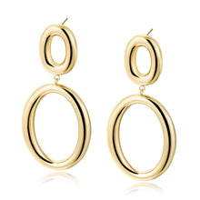 Load image into Gallery viewer, SCULPTED OVALS EARRINGS
